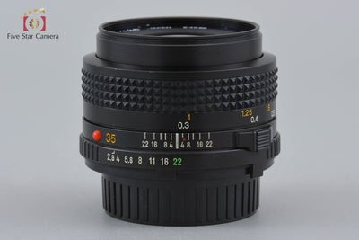 【中古】MINOLTA ミノルタ New MD 35mm f/2.8
