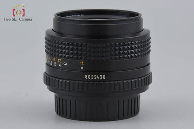 【中古】MINOLTA ミノルタ New MD 35mm f/2.8