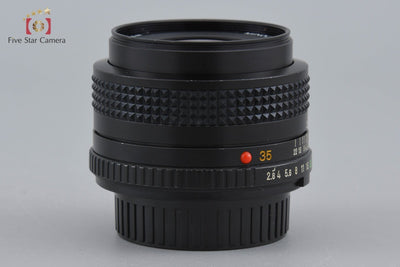 【中古】MINOLTA ミノルタ New MD 35mm f/2.8