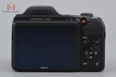 【中古】Nikon ニコン COOLPIX L820 ブラック コンパクトデジタルカメラ