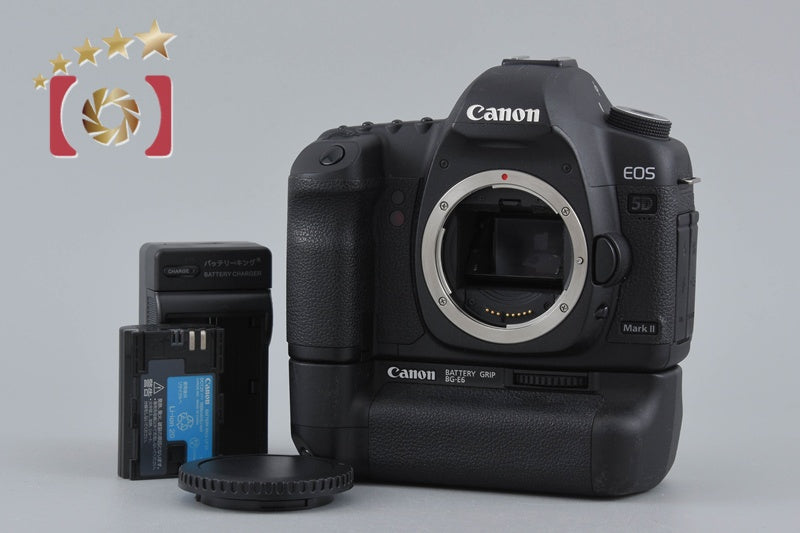 【中古】Canon キヤノン EOS 5D Mark II + BG-E6 バッテリーグリップ