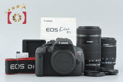 【中古】Canon キヤノン EOS Kiss X7i ダブルズームキット シャッター回数僅少