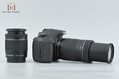 【中古】Canon キヤノン EOS Kiss X7i ダブルズームキット シャッター回数僅少
