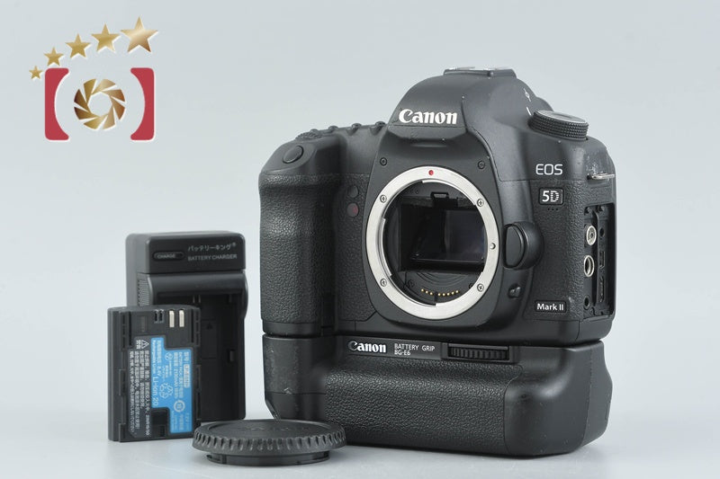 【中古】Canon キヤノン EOS 5D Mark II + BG-E6 バッテリーグリップ