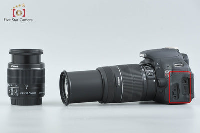 【中古】Canon キヤノン EOS Kiss X5 ダブルズームレンズキット シャッター回数僅少