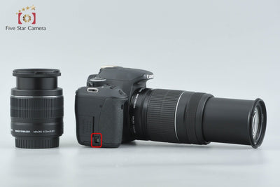 【中古】Canon キヤノン EOS Kiss X5 ダブルズームレンズキット シャッター回数僅少
