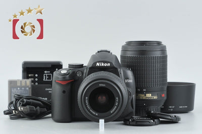 【中古】Nikon ニコン D5000 ダブルズームレンズキット シャッター回数僅少