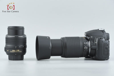 【中古】Nikon ニコン D5000 ダブルズームレンズキット シャッター回数僅少