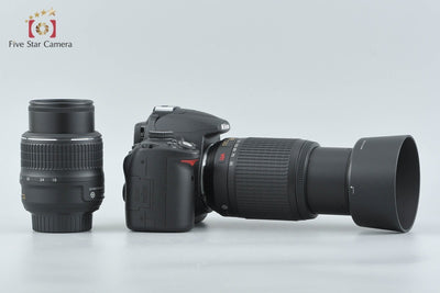 【中古】Nikon ニコン D5000 ダブルズームレンズキット シャッター回数僅少
