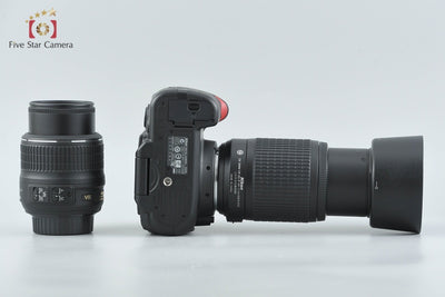 【中古】Nikon ニコン D5000 ダブルズームレンズキット シャッター回数僅少