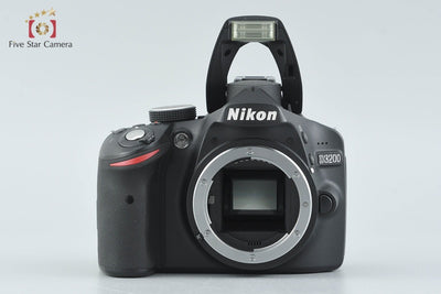 【中古】Nikon ニコン D3200 ダブルズームキット ブラック シャッター回数僅少