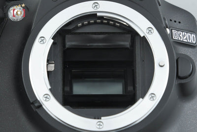 【中古】Nikon ニコン D3200 ダブルズームキット ブラック シャッター回数僅少