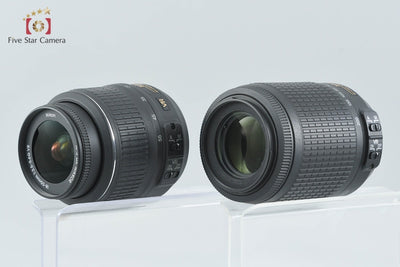 【中古】Nikon ニコン D3200 ダブルズームキット ブラック シャッター回数僅少