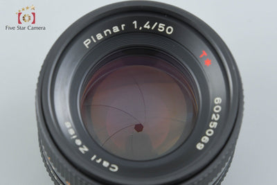 【中古】CONTAX コンタックス Carl Zeiss Planar 50mm f/1.4 T* AEJ