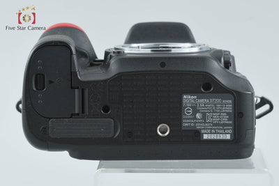 【中古】Nikon ニコン D7200 デジタル一眼レフカメラ 元箱付き