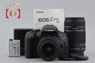 【中古】Canon キヤノン EOS Kiss X5 ダブルズームレンズキット