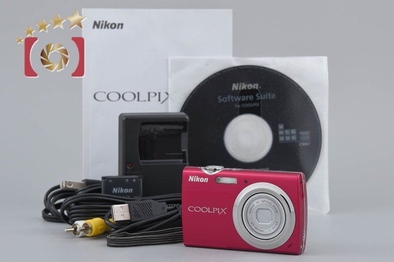 【中古】Nikon ニコン COOLPIX S230 ローズレッド コンパクトデジタルカメラ