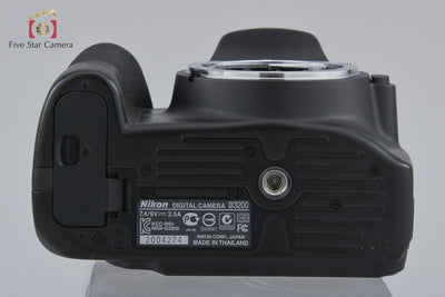 Used: Nikon D3200 Black Digital SLR Camera with Original Box