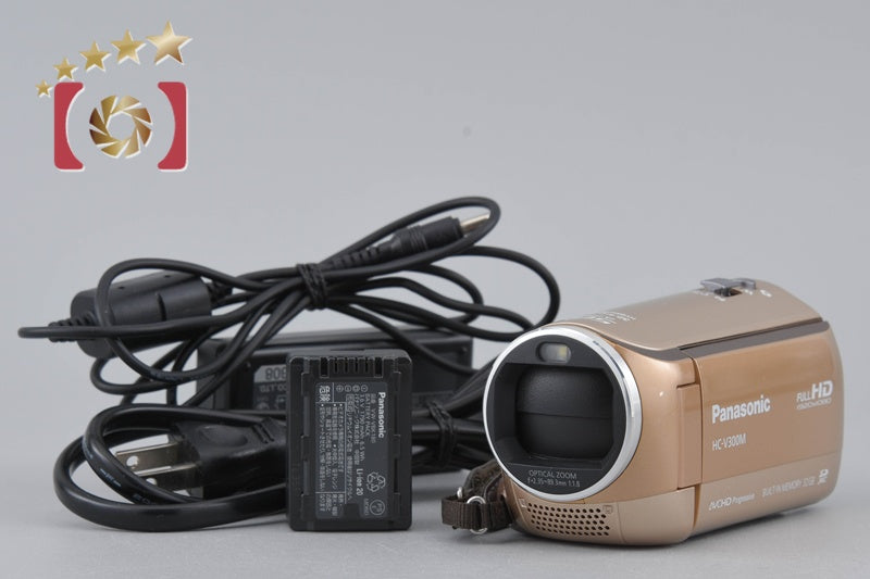 【中古】Panasonic パナソニック HC-V300M ゴールドベージュ デジタルハイビジョンビデオカメラ