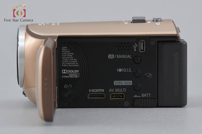 【中古】Panasonic パナソニック HC-V300M ゴールドベージュ デジタルハイビジョンビデオカメラ