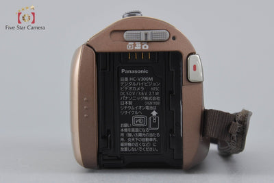 【中古】Panasonic パナソニック HC-V300M ゴールドベージュ デジタルハイビジョンビデオカメラ