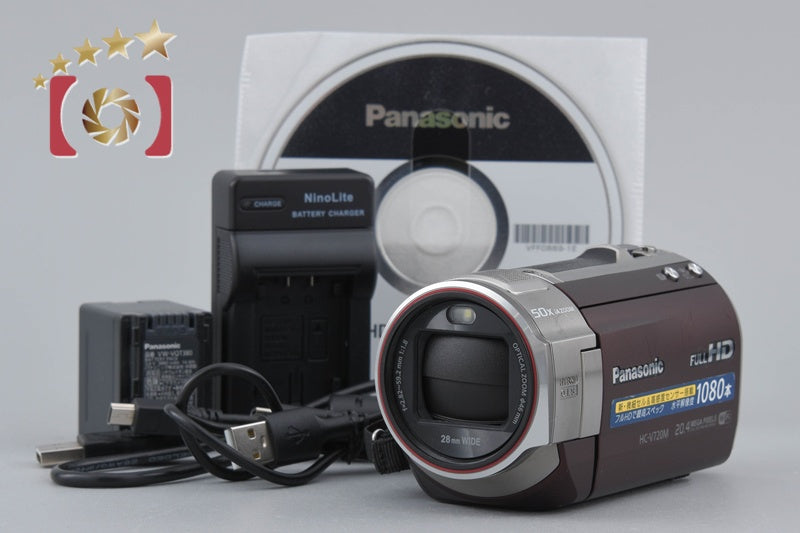 【中古】Panasonic パナソニック HC-V720M ブラウン デジタルハイビジョンビデオカメラ