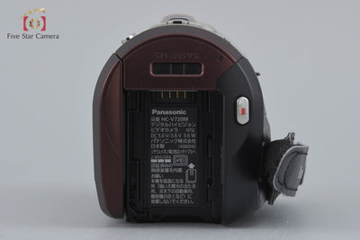 【中古】Panasonic パナソニック HC-V720M ブラウン デジタルハイビジョンビデオカメラ