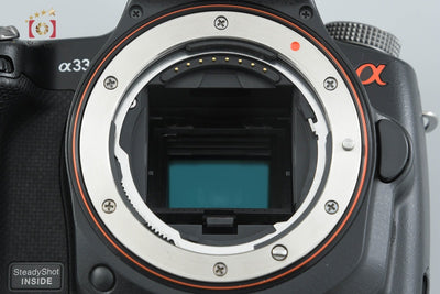 [Used] SONY Sony α33 SLT-A33Y Double Zoom Lens Kit, Low Shutter Count