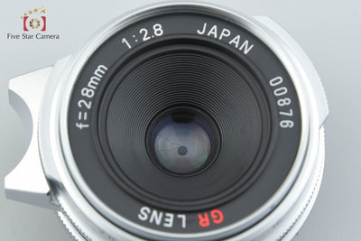 [Used] RICOH GR 28mm f/2.8 L39 Leica Screw Mount