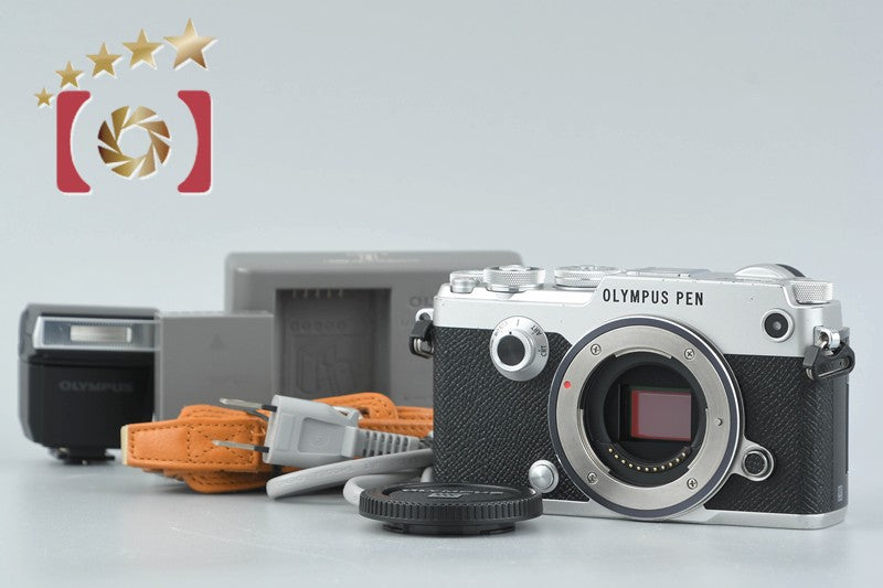【中古】OLYMPUS オリンパス PEN-F シルバー ミラーレス一眼カメラ