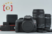 [Used] Canon EOS Kiss X7 Double Zoom Kit Black - Low Shutter Count