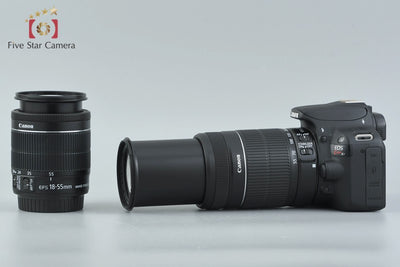 [Used] Canon EOS Kiss X7 Double Zoom Kit Black - Low Shutter Count