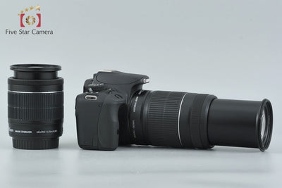 [Used] Canon EOS Kiss X7 Double Zoom Kit Black - Low Shutter Count