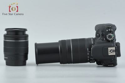 [Used] Canon EOS Kiss X7 Double Zoom Kit Black - Low Shutter Count