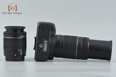 [Used] Canon EOS Kiss X7 Double Zoom Kit Black - Low Shutter Count