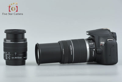 [Used] Canon EOS Kiss X90 + EF-S 18-55mm f/3.5-5.6 IS II + EF-S 55-250mm f/4-5.6 IS