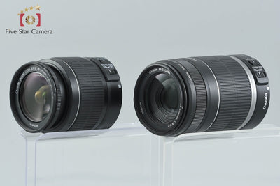 [Used] Canon EOS Kiss X90 + EF-S 18-55mm f/3.5-5.6 IS II + EF-S 55-250mm f/4-5.6 IS