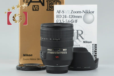 Used Nikon AF-S NIKKOR 24-120mm f/3.5-5.6 G ED VR with Original Box