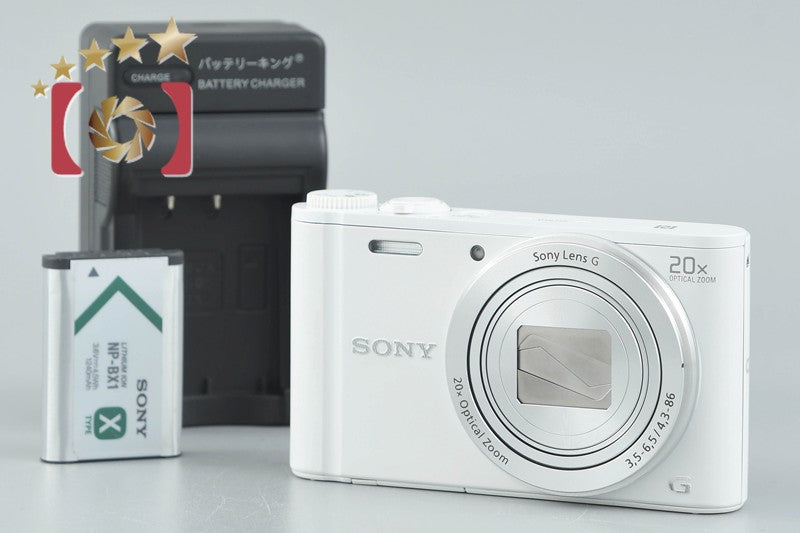 [Used] SONY Cyber-shot DSC-WX350 White Compact Digital Camera