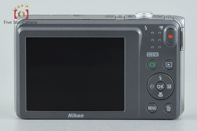 [Used] Nikon COOLPIX S3700 Silver Compact Digital Camera