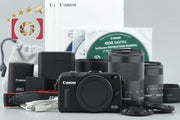 [Used] Canon EOS M2 Double Zoom Kit Black