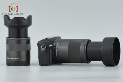 [Used] Canon EOS M2 Double Zoom Kit Black