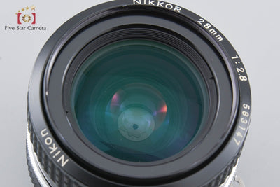 [Used] Nikon Ai NIKKOR 28mm f/2.8
