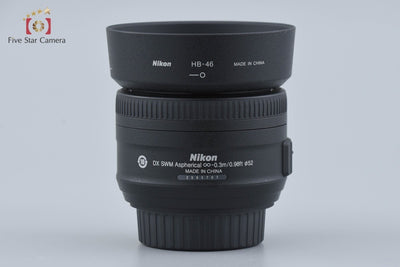 [Used] Nikon AF-S DX NIKKOR 35mm f/1.8 G with original box