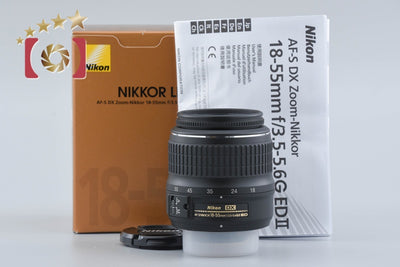 [Used] Nikon AF-S DX NIKKOR 18-55mm f/3.5-5.6 G II ED with original box