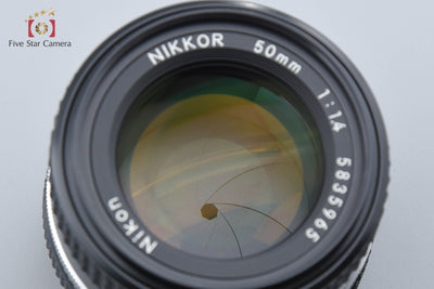 Used Nikon Ai-S NIKKOR 50mm f/1.4