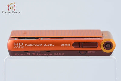 【Used】SONY Sony Cyber-Shot DSC-TX30 Orange Digital Still Camera