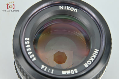 [Used] Nikon Ai NIKKOR 50mm f/1.4