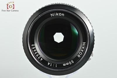 [Used] Nikon Ai NIKKOR 50mm f/1.4