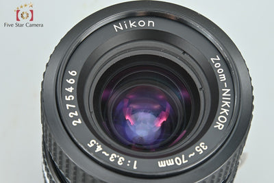 [Used] Nikon Ai-S ZOOM NIKKOR 35-70mm f/3.3-4.5